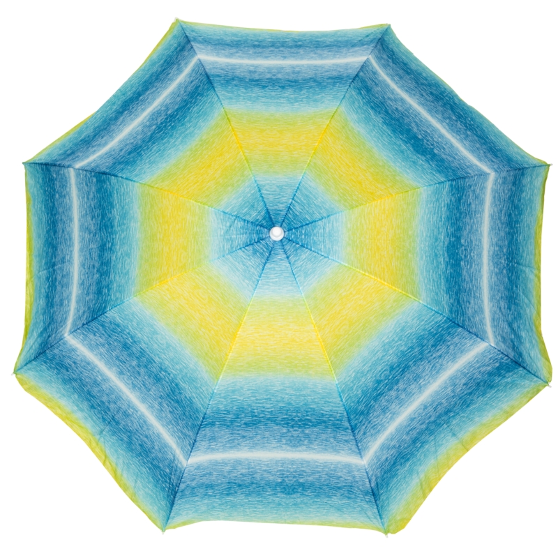 Parasol plażowy łamany składany Odcienie Niebieskiego 220cm