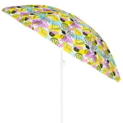 Parasol plażowy łamany składany Owoce 200cm