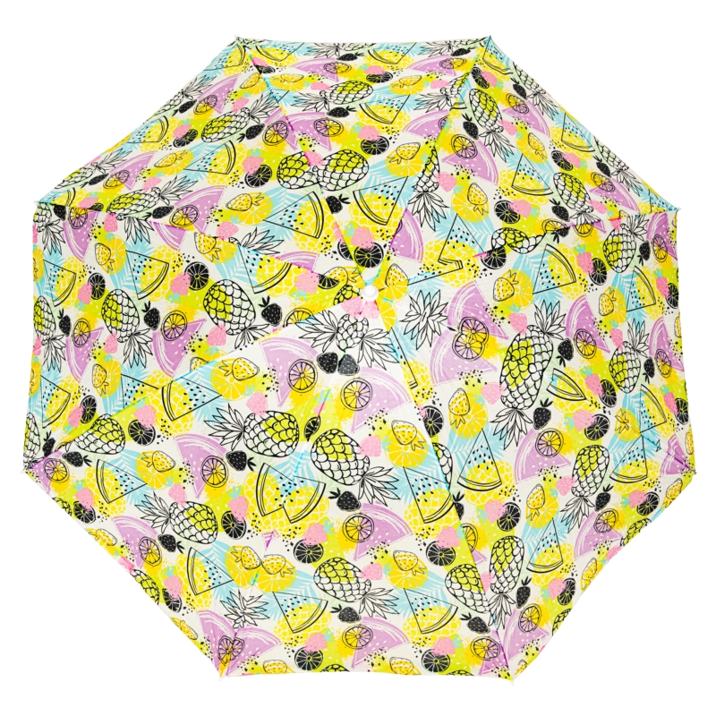 Parasol plażowy łamany składany Owoce 200cm