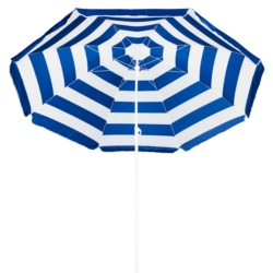 Parasol plażowy łamany składany Niebieskie Pasy 200cm