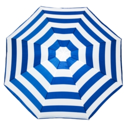 Parasol plażowy łamany składany Niebieskie Pasy 200cm