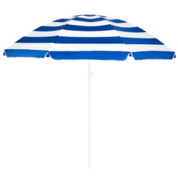 Parasol plażowy łamany składany Niebieskie Pasy 200cm