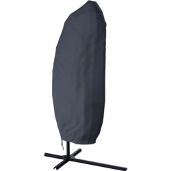Parasol ogrodowy na wysięgniku składany 350cm Grafitowy + Pokrowiec