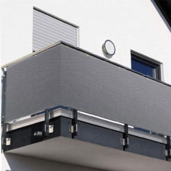 Osłona balkonowa na taras, balkon 5x1m 97% 150g/m2 Szary