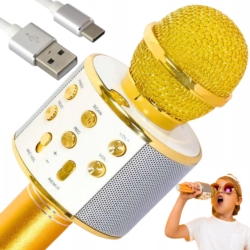 Mikrofon dla dzieci do karaoke bezprzewodowy Bluetooth