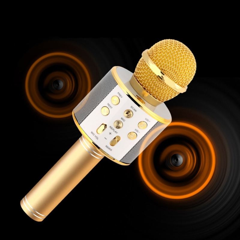 Mikrofon dla dzieci do karaoke bezprzewodowy Bluetooth