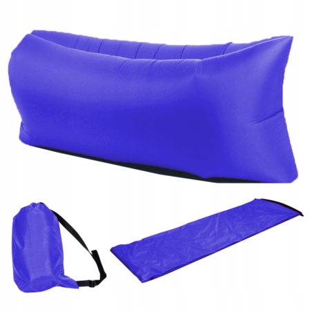 Materac Lazy Bag air sofa dmuchana Ciemny Niebieski 190x70cm
