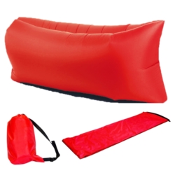 Materac Lazy Bag air sofa dmuchana Czerwona 190x70cm
