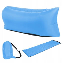 Materac Lazy Bag air sofa dmuchana Błękit 190x70cm