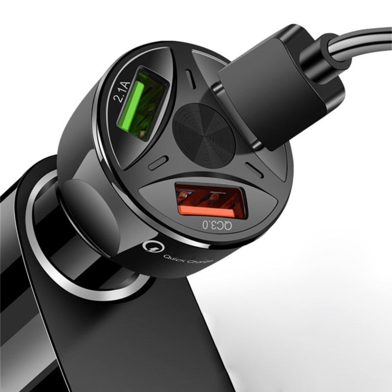 Ładowarka samochodowa do telefonu 3x USB QuickCharge 3.0