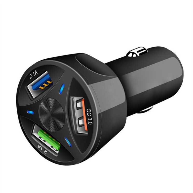 Ładowarka samochodowa do telefonu 3x USB QuickCharge 3.0