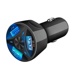 Ładowarka samochodowa do telefonu 3x USB QuickCharge 3.0