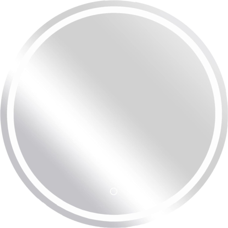 Lustro okrągłe do zawieszenia z oświetleniem LED 80cm
