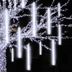 Lampki świąteczne Meteory imitujące padający śnieg IP44 288LED Biały Zimny