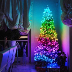 Lampki druciki na baterie 50 LED Multikolor