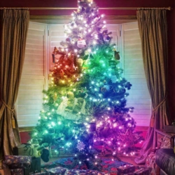 Lampki druciki na baterie 50 LED Multikolor