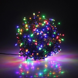 Lampki choinkowe świąteczne 200LED 12m IP44 Wielokolorowe