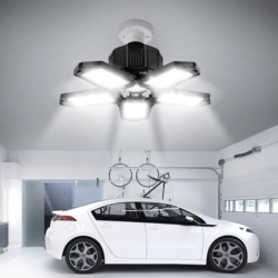 Lampa warsztatowa robocza sufitowa 5-skrzydłowa 80W