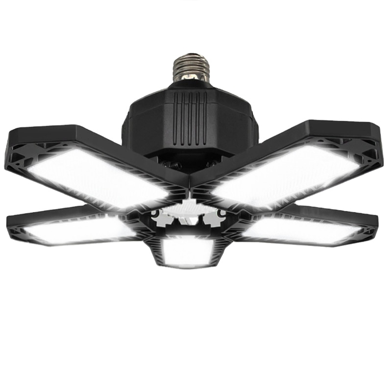 Lampa warsztatowa robocza sufitowa 5-skrzydłowa 80W