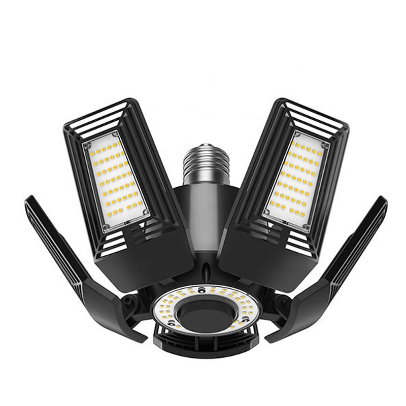 Lampa warsztatowa robocza sufitowa 5-skrzydłowa 80W