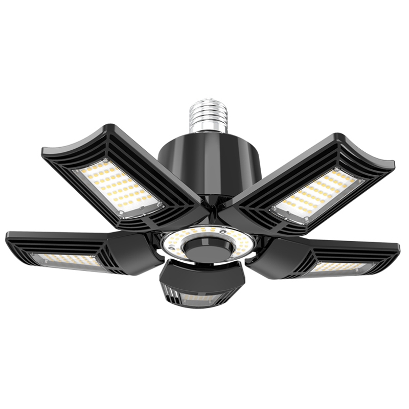 Lampa warsztatowa robocza sufitowa 5-skrzydłowa 80W