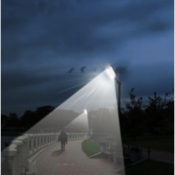 Lampa LED zewnętrzna solarna z czujnikiem zmierzchu + Pilot