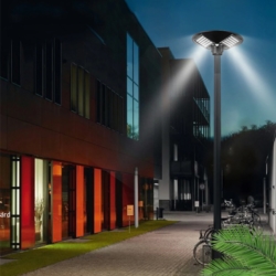 Lampa solarna, latarnia ogrodowa LED z czujnikiem ruchu 200W + Pilot