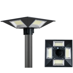 Lampa solarna, latarnia ogrodowa LED z czujnikiem ruchu 200W + Pilot