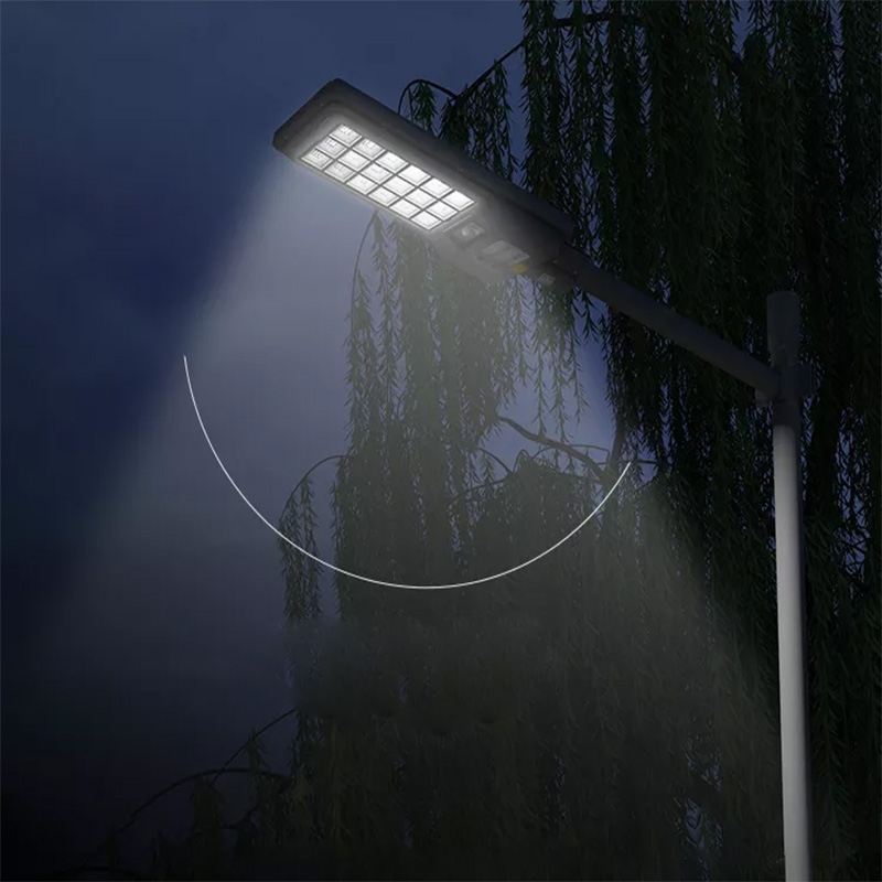 Lampa solarna zewnętrzna LED z czujnikiem zmierzchu  700W + Pilot