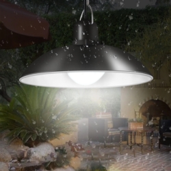 Lampa solarna wisząca żyrandol 2x30LED + Pilot