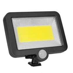 Lampa solarna naścienna LED COB z czujnikiem ruchu i zmierzchu 1x COB
