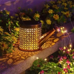Lampa solarna ogrodowa Konewka +  Drucik