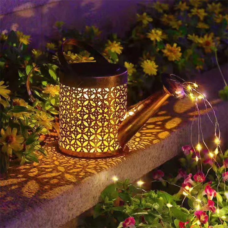 Lampa solarna ogrodowa Konewka +  Drucik