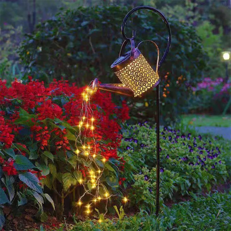 Lampa solarna ogrodowa Konewka +  Drucik