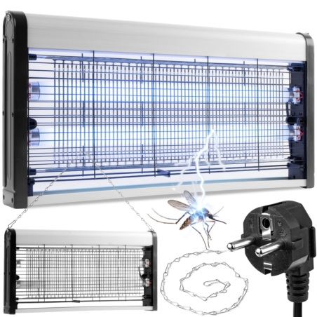 Lampa owadobójcza elektryczna UV przemysłowa 30W + Łańcuch do zawieszenia