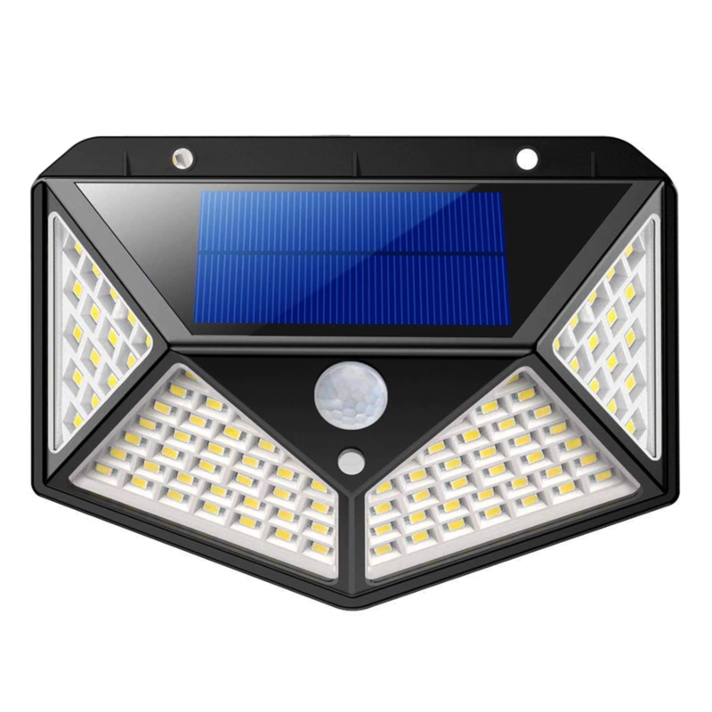 Lampa naścienna solarna z czujnikiem 100LED 100W
