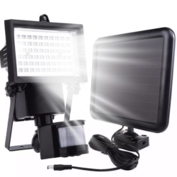 Halogen solarny LED lampa z czujnikiem ruchu oraz zmierzchu