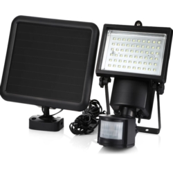 Halogen solarny LED lampa z czujnikiem ruchu oraz zmierzchu