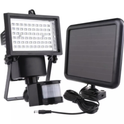 Halogen solarny LED lampa z czujnikiem ruchu oraz zmierzchu