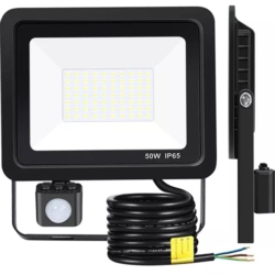 Halogen roboczy 50W LED SMD 230V IP66 z czujnikiem ruchu