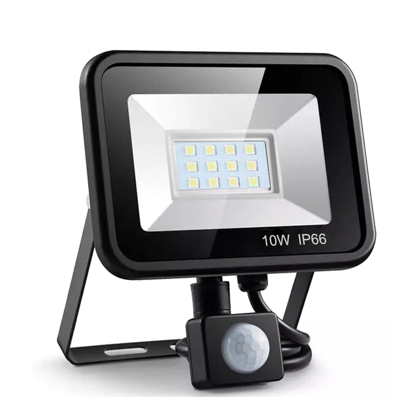 Halogen roboczy 10W LED SMD 230V IP66 z czujnikiem ruchu
