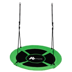 Huśtawka ogrodowa bocianie gniazdo Zielona 110cm