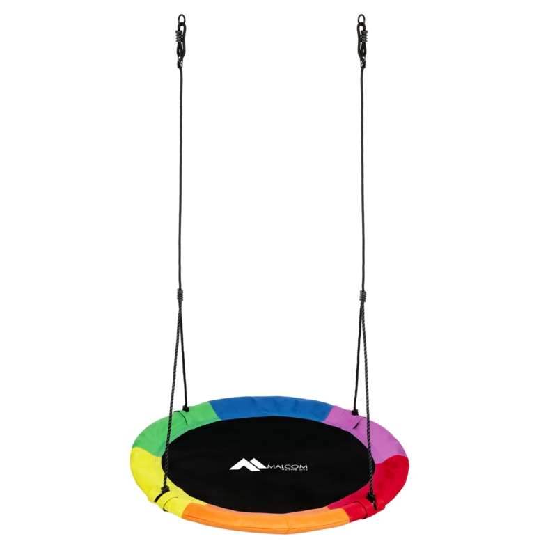 Huśtawka ogrodowa bocianie gniazdo Kolorowa 110cm
