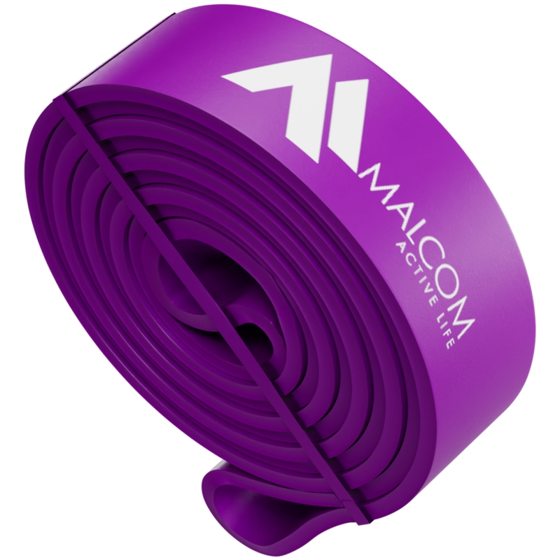 Guma oporowa do ćwiczeń gumy Powerband Fioletowa 17-26kg
