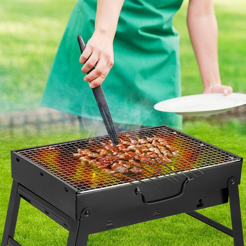 Grill węglowy turystyczny składany w walizkę