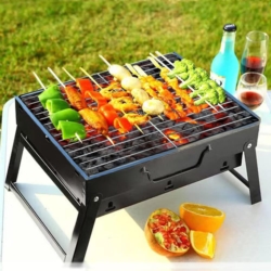 Grill węglowy turystyczny składany w walizkę