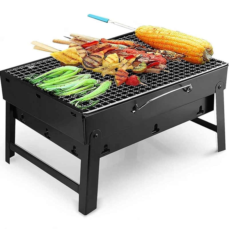 Grill węglowy turystyczny składany w walizkę