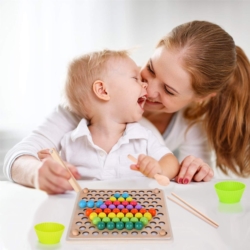 Ukladanka sensorryczna Montessori mozaika