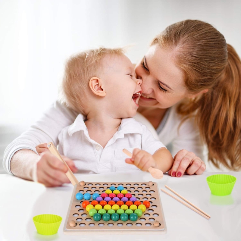 Ukladanka sensorryczna Montessori mozaika
