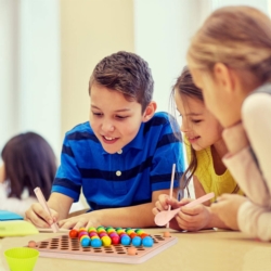 Ukladanka sensorryczna Montessori mozaika